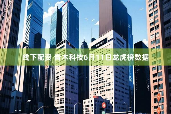 线下配资 青木科技6月11日龙虎榜数据
